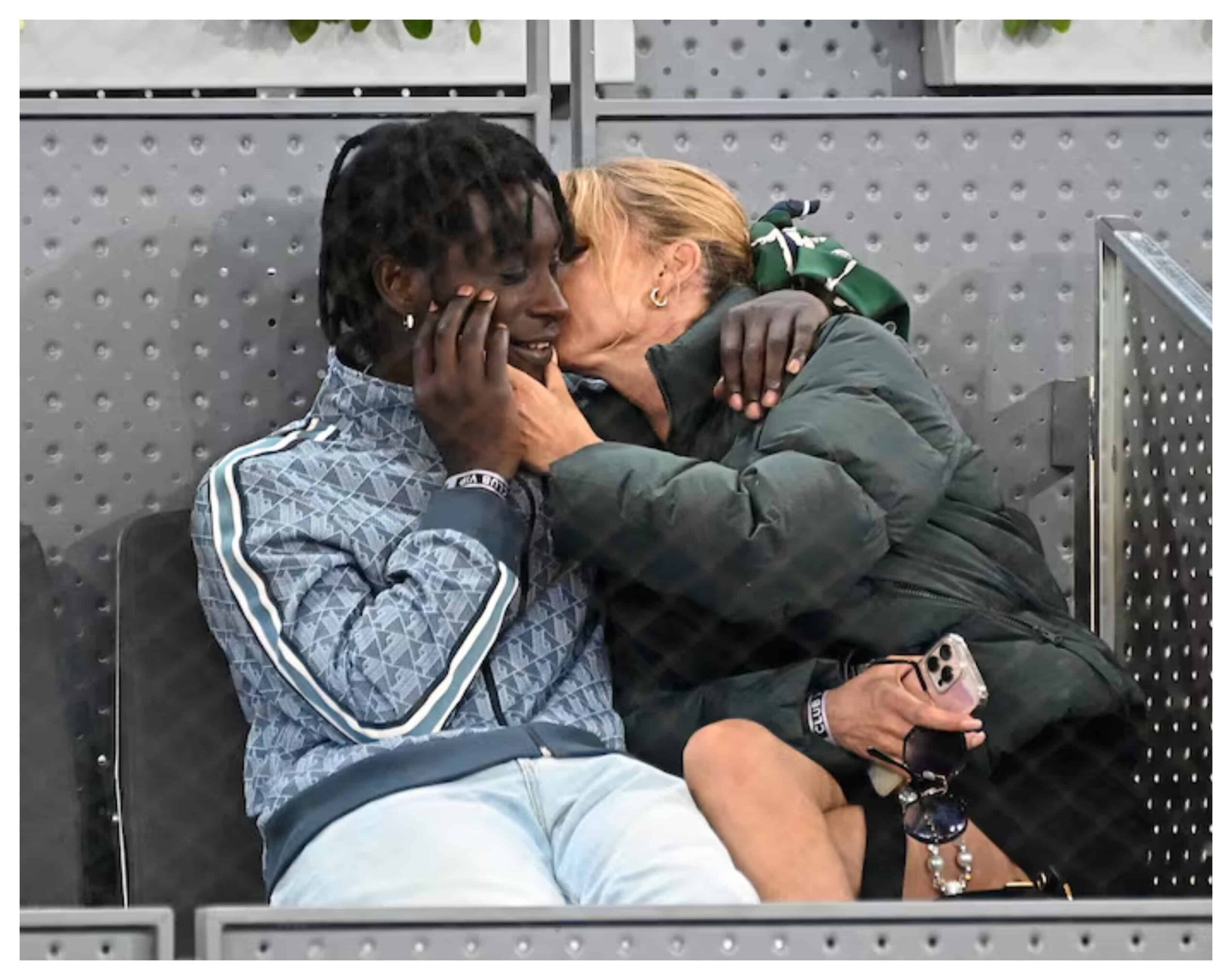 La actriz española Najwa Nimri y su novio: un modelo 25 años mas joven