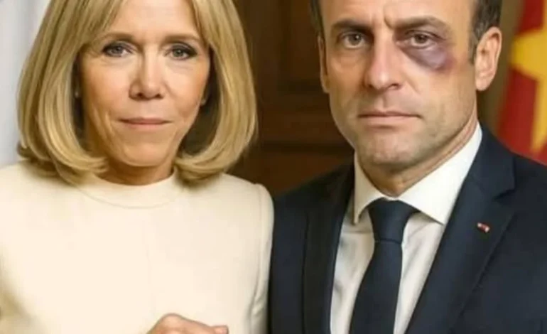 Esta fue la explicación de Macron tras el video viral de su esposa “abofeteándolo”