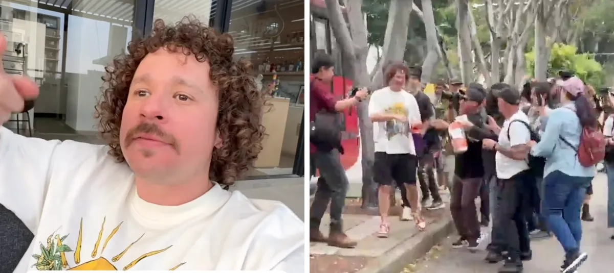 EL INFLUENCER LUISITO COMUNICA FUE INSULTADO DURANTE UNA MARCHA CONTRA LA GENTRIFICACIÓN EN CDMX