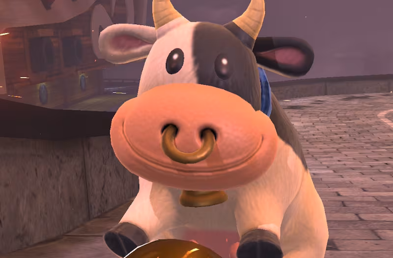 PETA QUIERE QUE NINTENDO REDISEÑE LA VACA DEL VIDEOJUEGO ‘MARIO KART WORLD’ SIN EL ARO EN LA NARIZ PORQUE ES OFENSIVO
