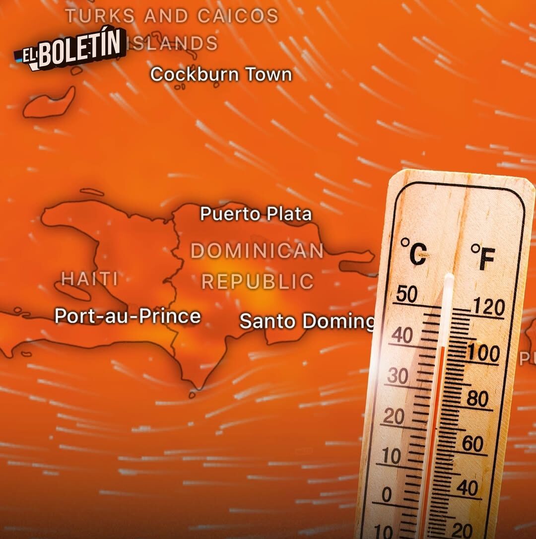 ESTE JUEVES LAS TEMPERATURAS EN REPÚBLICA DOMINICANA SERÁN EXTREMAS, SE ESPERA QUE ALCANCEN LOS 40°C.