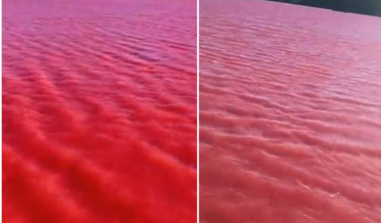 MAR DE GALILEA, ISRAEL SE TIÑÓ MISTERIOSAMENTE DE ROJO SANGRE TAL Y COMO HABLA EN LA BIBLIA