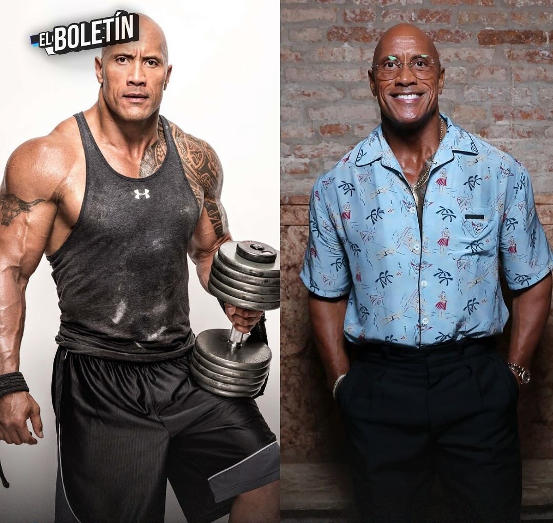 FANS REACCIONAN PREOCUPADOS POR LA EXAGERADA PÉRDIDA DE PESO DEL ACTOR Y LUCHADOR DWAYNE “LA ROCA” JOHNSON.