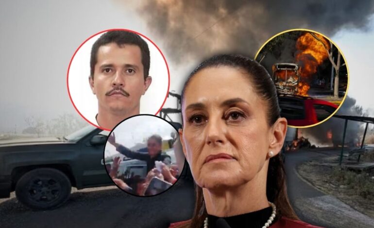 Presidenta descarta bloqueos tras hechos violentos en Jalisco